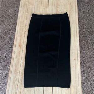 Jason Wu Black midi skirt medium